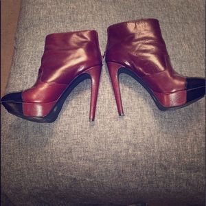 Jessica Simpson platform ankle boots